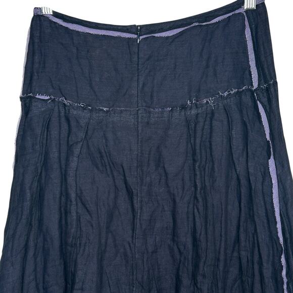 Gregory Parkinson Whimsigoth Ruffle Skirt Womens 6 Midi Fairy Boho Y2k Grunge - Picture 3 of 15